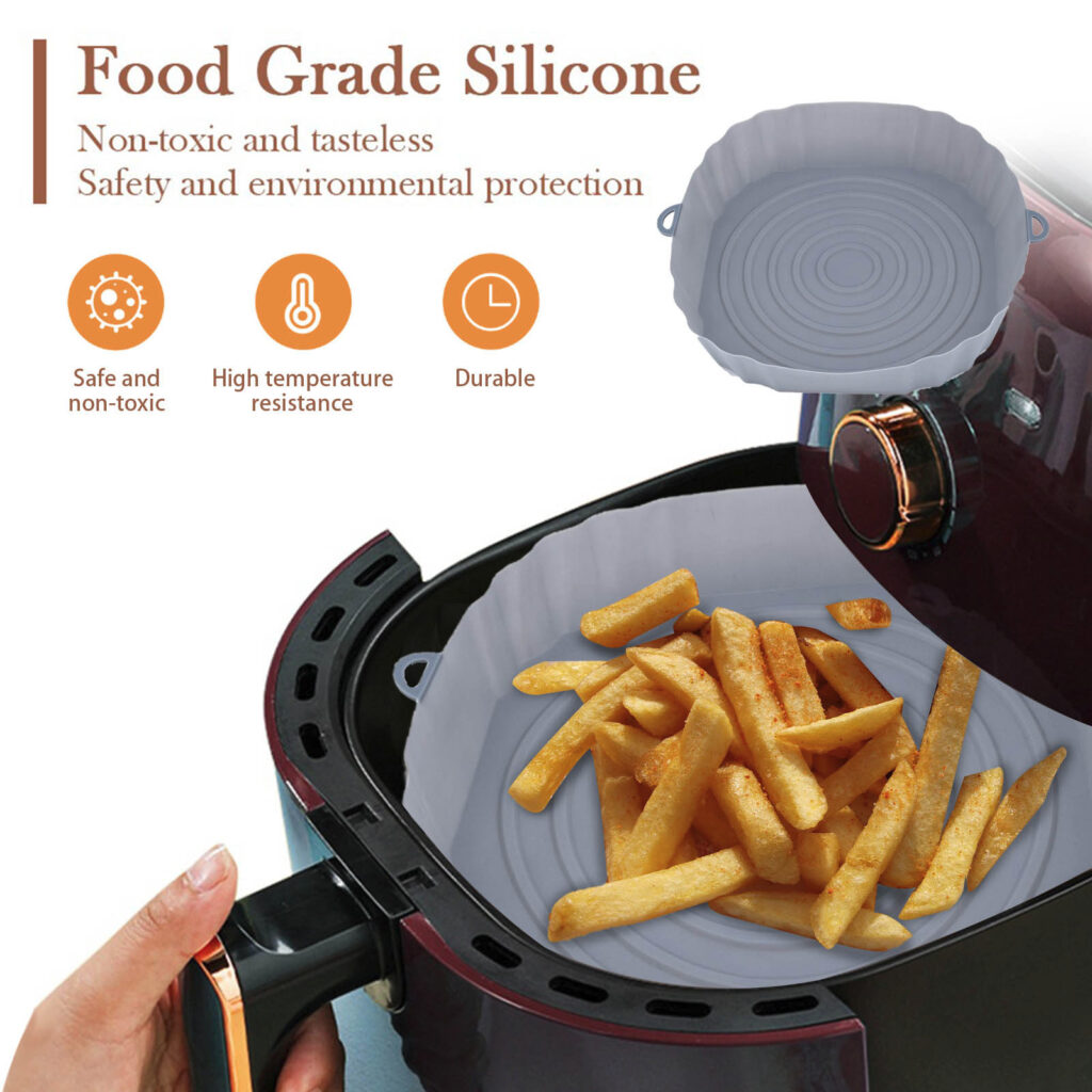 Silicone Reusable Air Fryer Pan Liner
